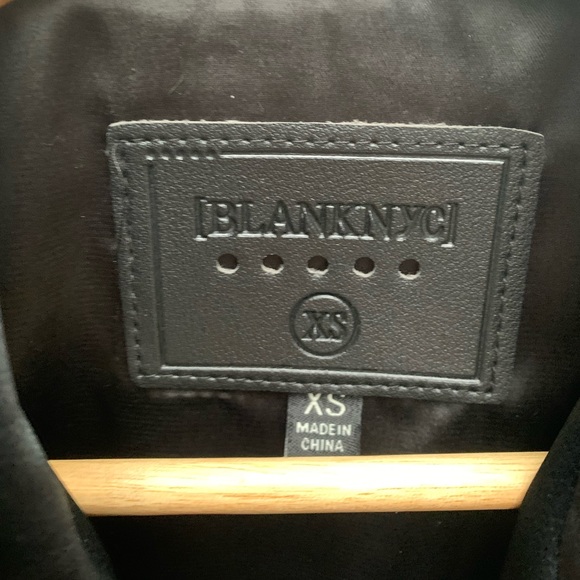 NWT Blank NYC faux leather blazer - Picture 7 of 9
